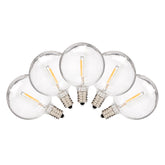 LED Filament G50 Bulbs | 25 Pack - HLO Lighting